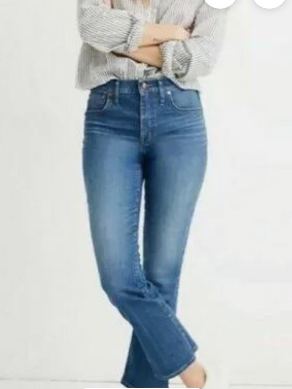 Madewell Women'sEco Edition CaliDemi Boot Jeans 28 T
